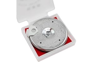 safycaby 13 Ton Pitch Pipe Sensitive Pitch Pipe Tuner Pitch Pipe for Singers for Guitar Bass Violin Ukulele Chromatic Tuning with Storage Case