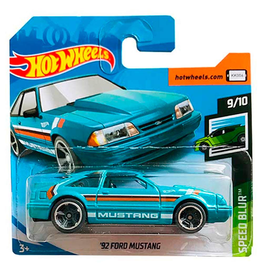 Hot-Wheels '92 Ford Mustang Speed Blur Series 2019 1/64 short card
