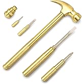 6 In 1 Mini Hammer &amp; Screwdriver Set, Small Hammer Portable Multitool Hammers with Flat Head Phillips Screwdriver and Claw-Hammer Tackle Basic Household Tasks Gifts For Women