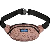 KAVU Spectator Belt Bag Polyester Hip Fanny Pack - Sea Map