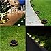 8 LED Solar Lights Outdoor, KUNGIX Solar Above Ground Landscape Lights Pathway Walkway Lights (2 PACK)