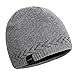 OMECHY Mens Winter Warm Knitting Hats Plain Skull Beanie Cuff Toboggan Knit Cap 4 Colors
