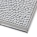 Kingbling Purely Handmade Luxury Compact Multi-Size Clear Bling Crystal Business Card Case Cute Rhinestone Travel Name ID Card Holder, 4.8 x 2.5 x 0.5 inches