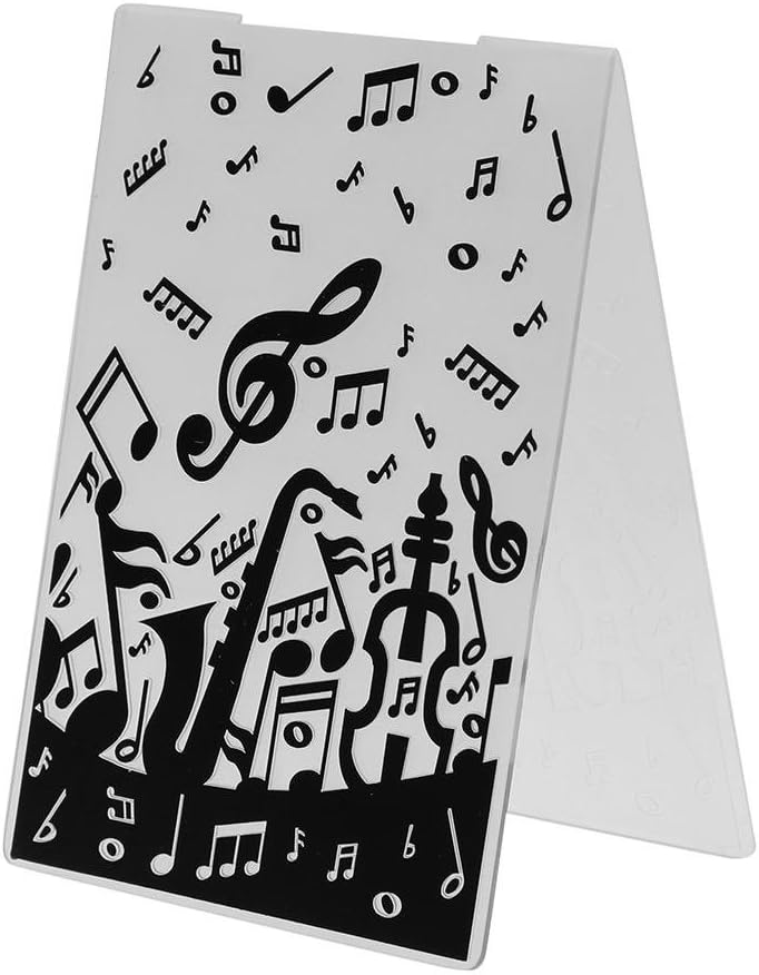 Broadroot DIY Cutting Dies Metal Embossing Series Die-Cuts for Paper Card Scrapbooking Album Decoration Creative Wedding Birthday Craft Gift (Musical Note)(4.13"x0.07")