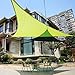 LyShade 12' x 12' x 17' Right Triangle Sun Shade Sail Canopy (Dark Green) - UV Block for Patio and Outdoor