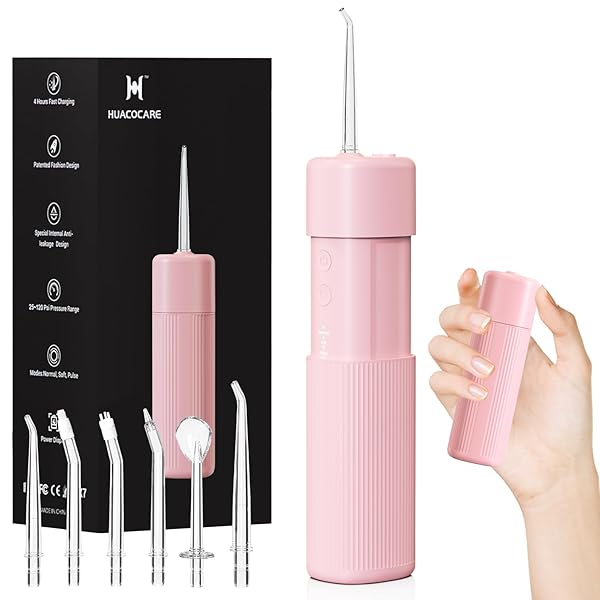 HUACO CARE PORTABLE MINI WATER FLOSSER, ORAL IRRIGATOR...