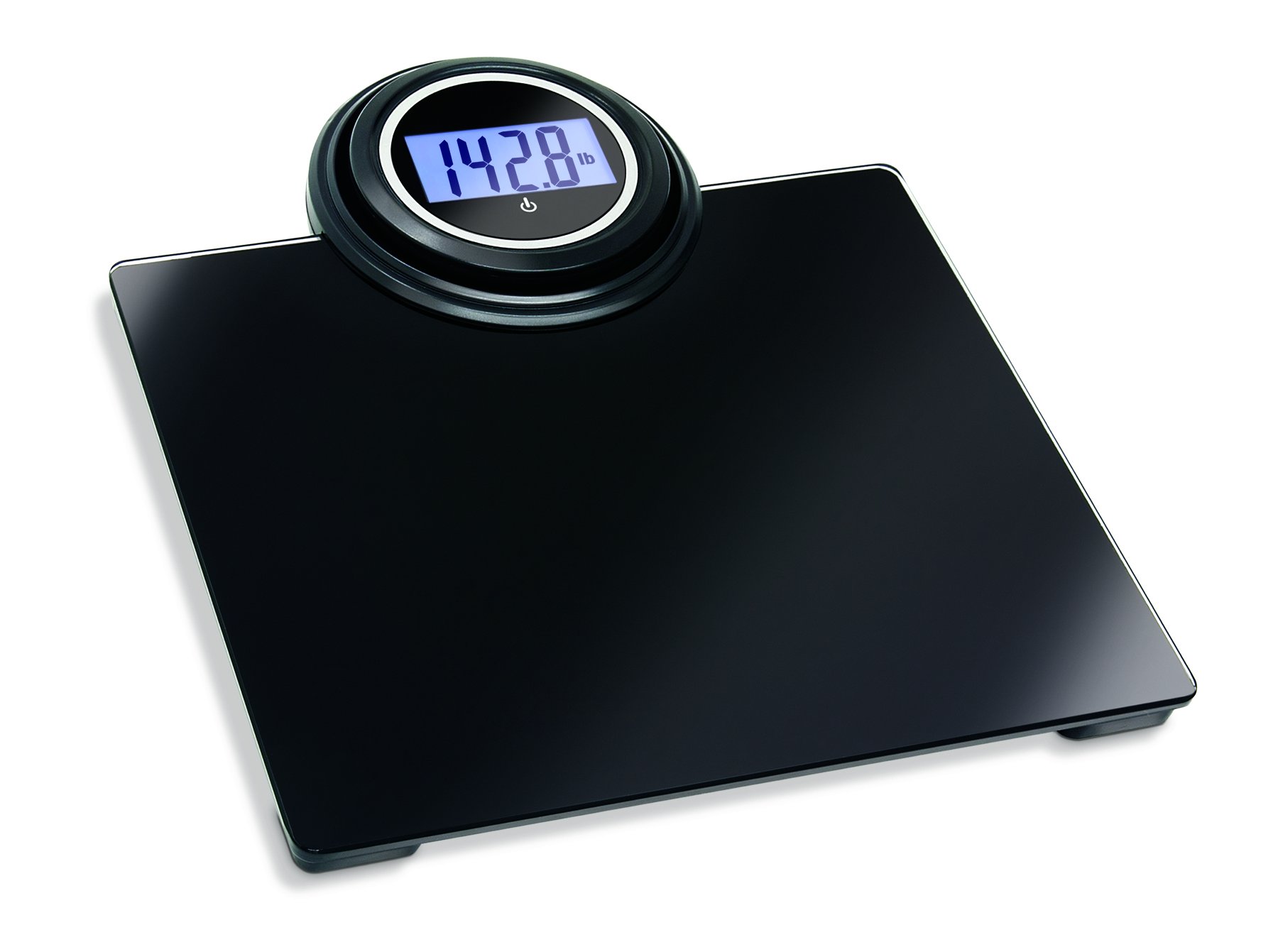 North American Health + Wellness - Extendable Extra Wide Scale- Blacklit LCD Display Screen - Adjustable Display Pole - Measure LBS, Stones, KGS