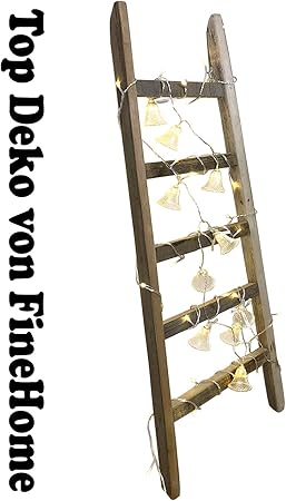 Finehome Pflanzentreppe Blumentreppe Pflanzenstander Blumenregal Deko Leiter Antiklook Ca 100 Cm Holzleiter Handtuchhalter Dekoleiter Amazon De Garten