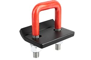 META Hardware Hitch Tightener for 1.25" and 2" Hitches, Heavy Duty Anti Rattle Hitch Stabilizer with Rubber Coated Reduce Movement On Hitch Mount Cargo Carrier Bike Rack, Red (1 Pack)