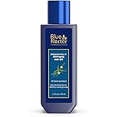 Blue Nectar Natural Hair Growth Oil for Hair Fall Control | Plant Based Bhringraj Oil with Rosemary & Lavender for Hair (9 Herbs, 3.38 Fl Oz)