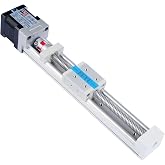 FUYU FSK30J Mini Linear Motion Guide Actuators Linear Rail Ball Screw Small Linear Motorized Nema 14 2-Phase Stepper Motor 50mm Stroke