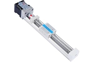 FUYU FSK30J Mini Linear Motion Guide Actuators Linear Rail Ball Screw Small Linear Motorized Nema 14 2-Phase Stepper Motor 200mm Stroke