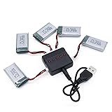 Tosiicop 3.7V 400Mah Lipo Battery - 5Pcs Drone