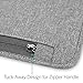 New iPad 2017, iPad Air 2, iPad Pro 9.7 CaseCrown Power Sleeve (Charcoal Gray) w/Apple Pencil Holder & MFI Certified USB to Lightning Cable
