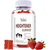 Yalei Height Growth Supplement Gummies for Kids, Teens and Adults | Heightener Gummies | Bone Strength & Grow Taller | Calcium, Magnesium, Zinc, Ashwagandha, Glucosamine Multivitamin | Non-GMO