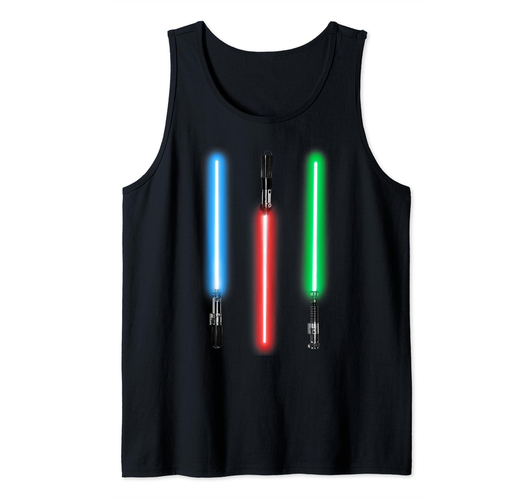 Star Wars Lightsaber Line-Up Photoreal Tank Top