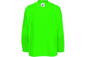 PEAR SOX Pearsox Mesh Polyester Hockey Jersey for Men's - Ice Hockey Athletic Plain Sports Jersey with Pullover Closure, Long Sleeves
