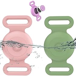 Waterproof Airtag Dog Collar Holder Compatible with
