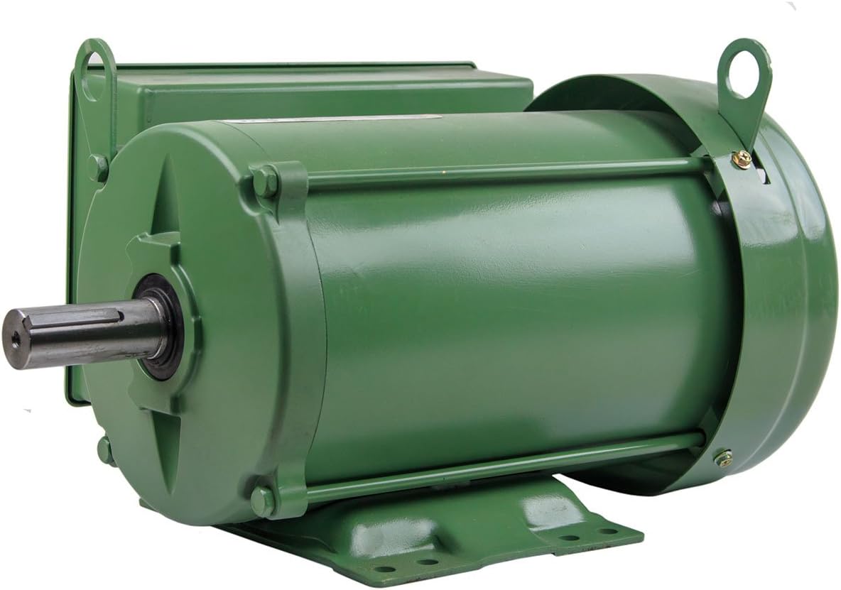 5 HP Farm Duty Single Phase Electric Motor 1800 RPM 184T Frame TEFC 208/230 Volt