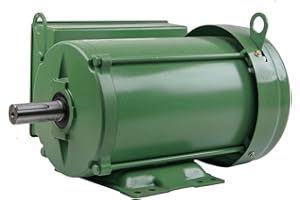 WORLDWIDE ELECTRIC 5 HP Farm Duty Single Phase Electric Motor 1800 RPM 184T Frame TEFC 208/230 Volt