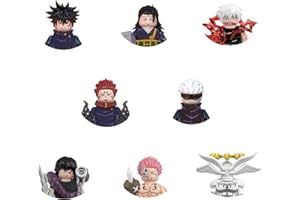 YJacuing 8PCS Anime Small Action Figures Toys Cake Toppers (JK)