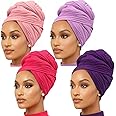 Nonbongoy Head Wraps for Black Women Stretch Headwraps Large Hair Wraps Hijab Scarves for Muslim Head Scarf Turban Headbands