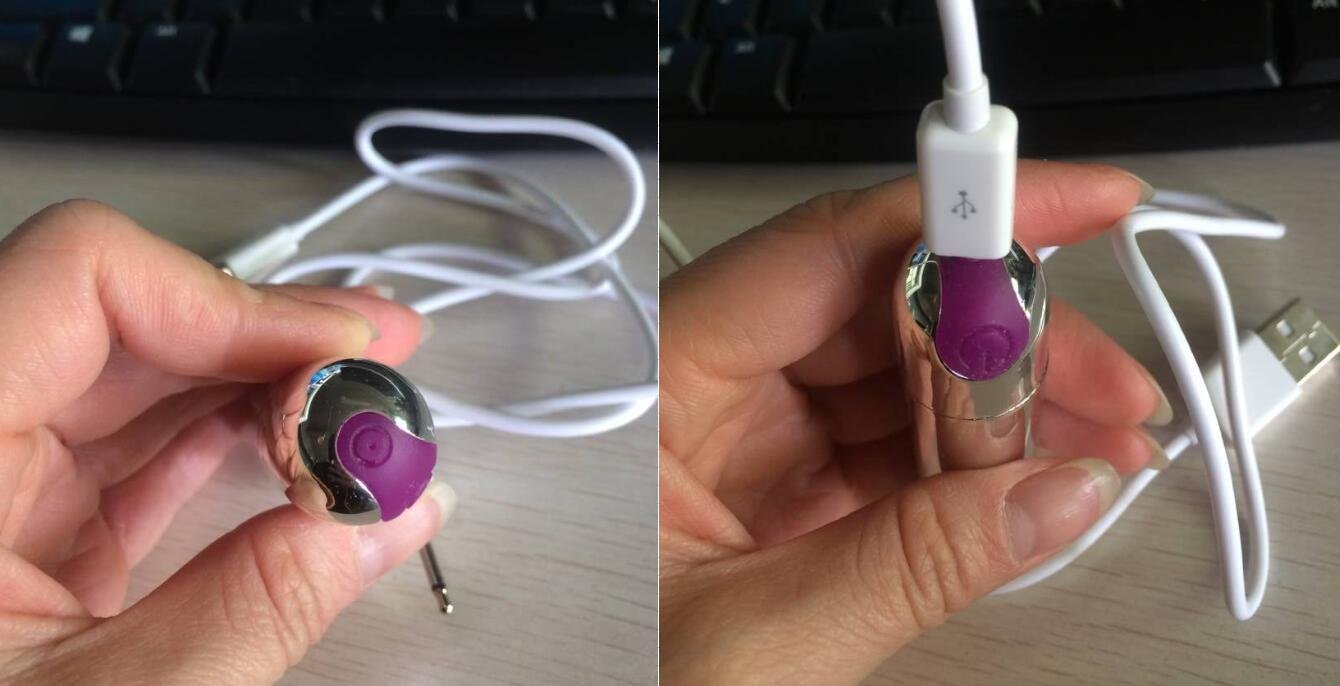 Portable Waterproof Rechargeable 10 Speed Mini Bullet Vibrator Clitoris Vagina Stimulator Wand Massager Adult Sex Toys for Women