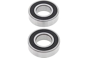 DEEG 2 PCS 25mm Wheel Bearing Seal Kit-Front for Harley FLHTC Electra Glide 2008-2009; 25-1571…