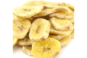 SWEETGLOB Banana Chips, Sweetened Dried Fruit Snack, 2 Pound