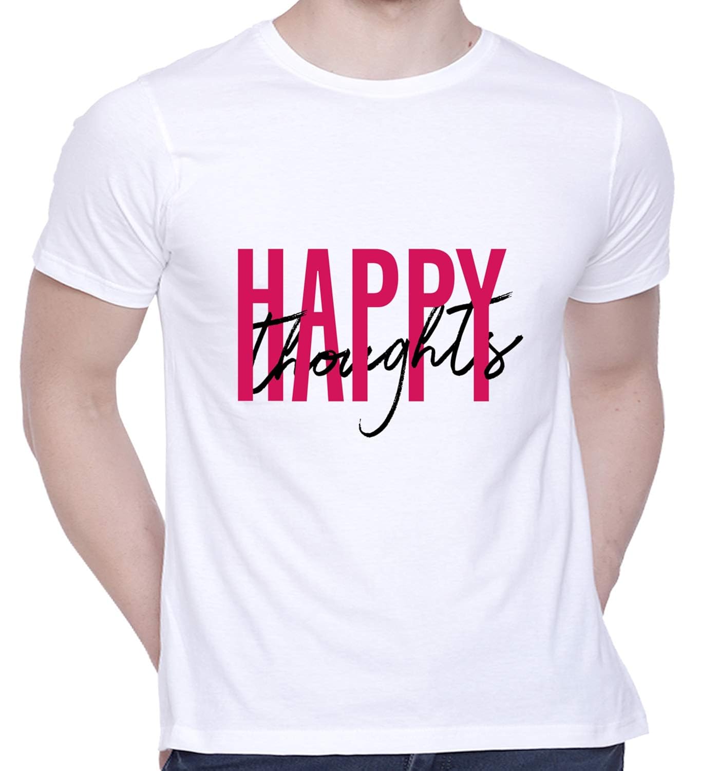 Buy CreativiT Graphic Printed TShirt for Unisex Happy Tshirt Casual