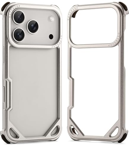 Amazon.com: SLAKOP Compatible with iPhone 15 Pro/Pro Max Metal