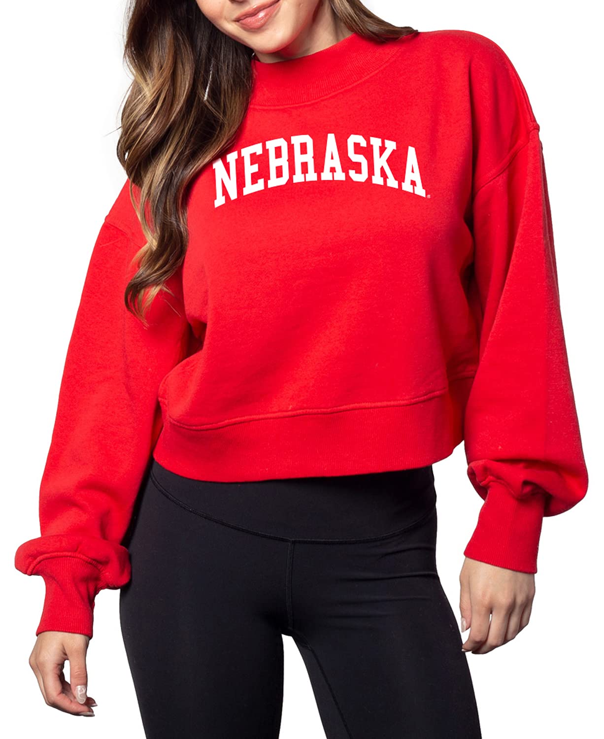 Photo 1 of chicka-d Women's Standard Hailey Sweatshirt, Red, Small