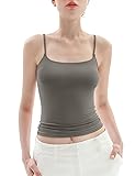 PUMIEY Womens Tank Tops Square Neck Sleeveless