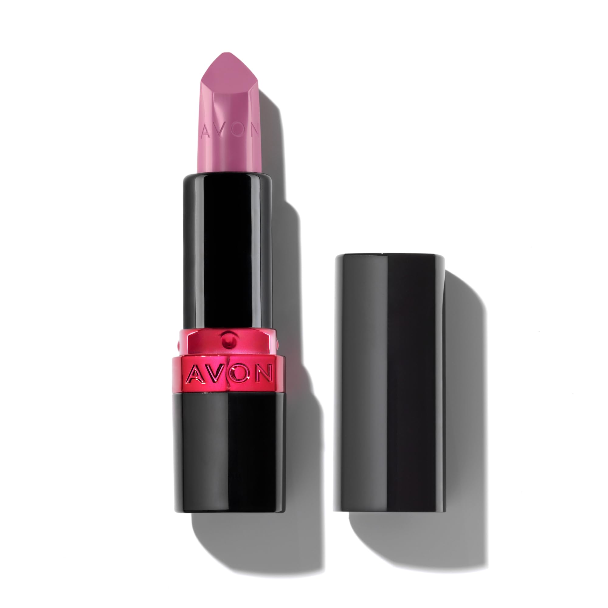 Avon Ultra Creamy Satin-finish Lipstick Lilac Romance with Vitamin E, Avocado Oil and Jojoba Oil for a Creamy and Comfy Feel, Rich Colour and Full Coverage, Cruelty Free