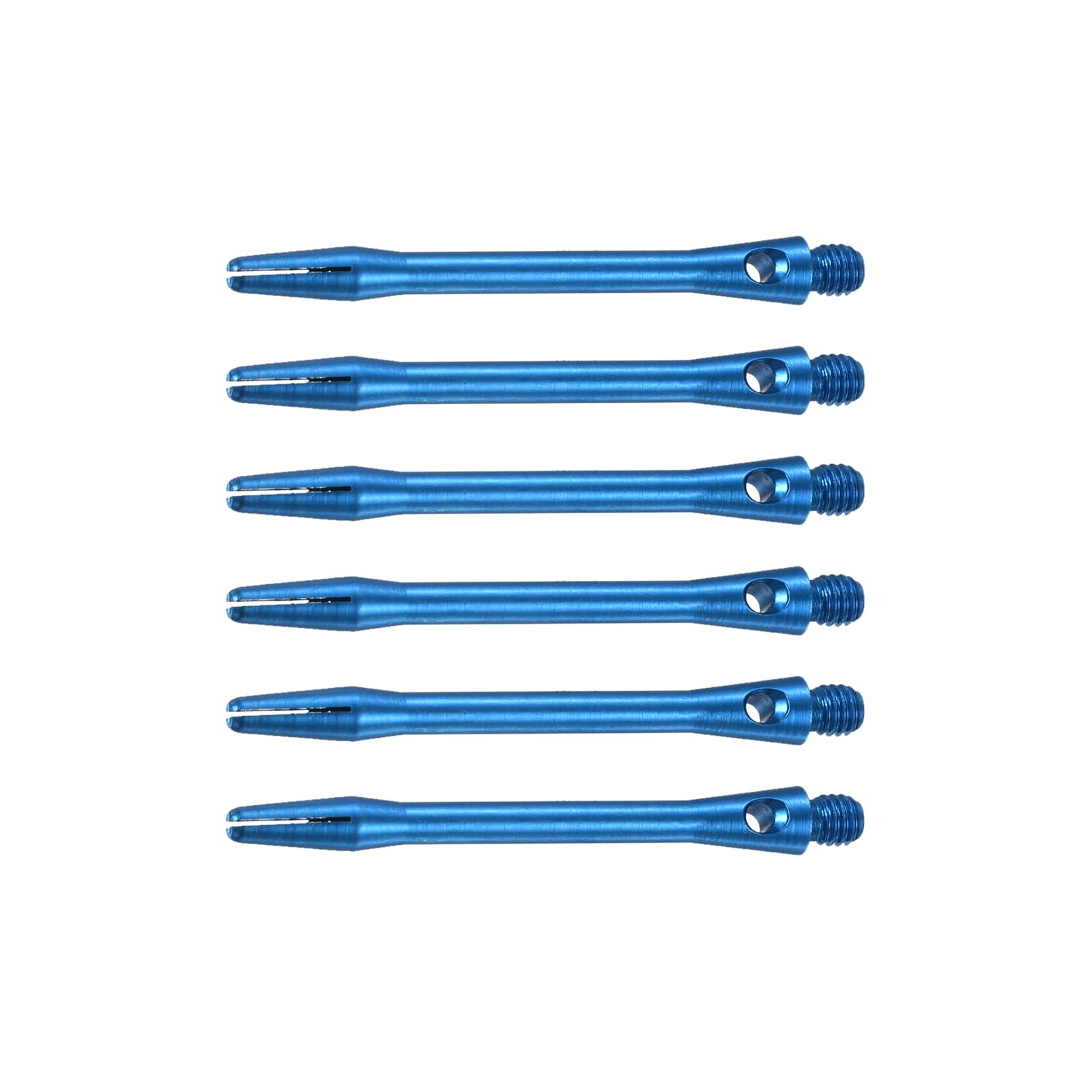M METERXITY 6 Pack Darts Shafts - Aluminum Darts Stems Medium 2BA Thread, Apply to Darts Games/Darts Sports/Entertainmence/Party (48mm, Sky Blue)