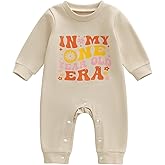 WZTYYDS Baby Girl First Birthday Romper In My One Year Old Era Jumpsuit Infant Long sleeve 1st Birthday Outfit Fall Clothes