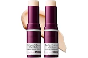 Vitaliq Cemenrete Calcium Multi Balm,Calcium Volume Multi Balm,Korean Collagen Moisturing Stick,Repair moisturizing Cream,Anti-aging,Hydrating,Firming Skin, Almond & Vitamin E for Neck, Face (2PCS)