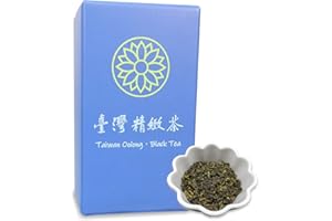 Trilliant-Fomsa Tea Traditional dong ding oolong tea, loose tea leaf, roasted Taiwan tea, Sijichun, four season oolong, gongfu tea, gift pack 4 oz, baked chestnut flavors.