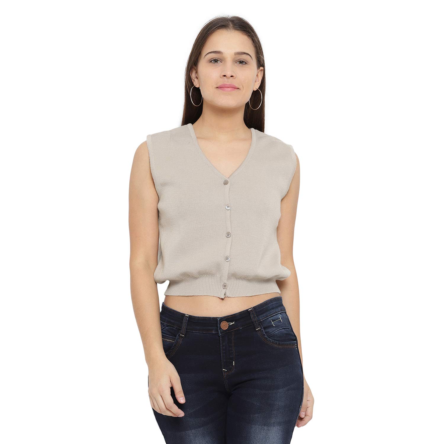 monte carlo beige pure wool solid sweaters