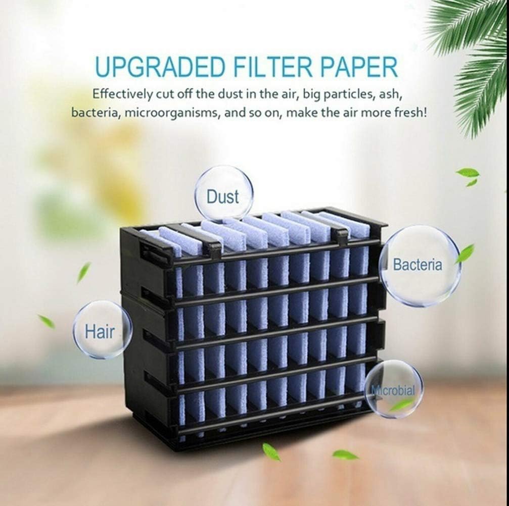 Hertsen Personal Air Cool Fan Replacement Filter Cooler Fan Paper Portable Quick Cool(Air Cool Replacement Filter)