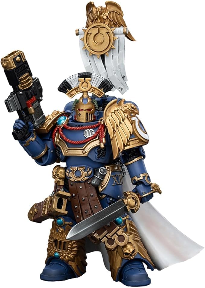 Ultramarines Legion Praetor With Power Sword and Volkite Serpenta
