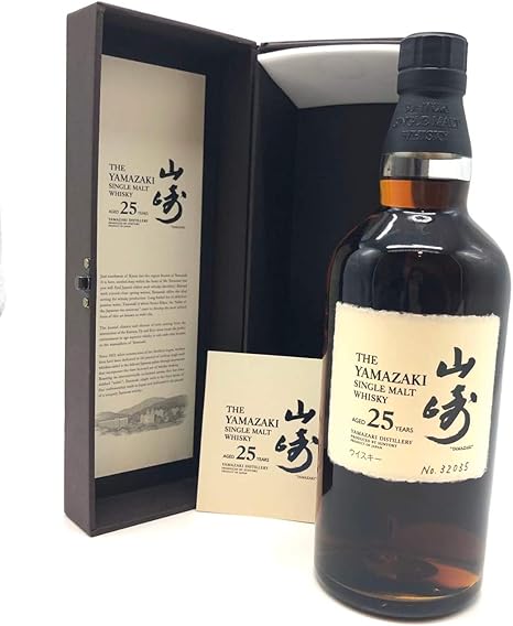 Amazon Co Jp サントリー 山崎 25年 専用箱付き 43度 700ml 食品 飲料 お酒 Amazon Co Jp サントリー 山崎 25年 専用箱付き 43度 700ml 食品 飲料 お酒