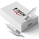 T-Tech Tattoo Equipment USA Round Liners Generation C, Medical-Grade Plastic and Stainless Steel, EO Sterilized (C1003RLT)