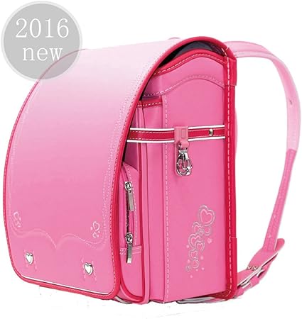 Amazon ノーブランド品 ランドセル アウトレット 女の子 男の子 小学生 バック かばん カバン 大容量 自動ロッグ 刺繍 教科書対応 ランドセルカバー付き 安心 フラットファイル対応 入学式 入園式 ピンク ランドセル 文房具 オフィス用品