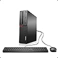 Lenovo THINKCENTRE M700 SFF Business Desktop Computer (Intel Dual-Core i3-6100 3.70GHz, 8GB DDR4, 500GB, WiFi, Bluetooth, Multiple Monitors Supported, Windows 10 Pro) (Reed) Black (Renewed)
