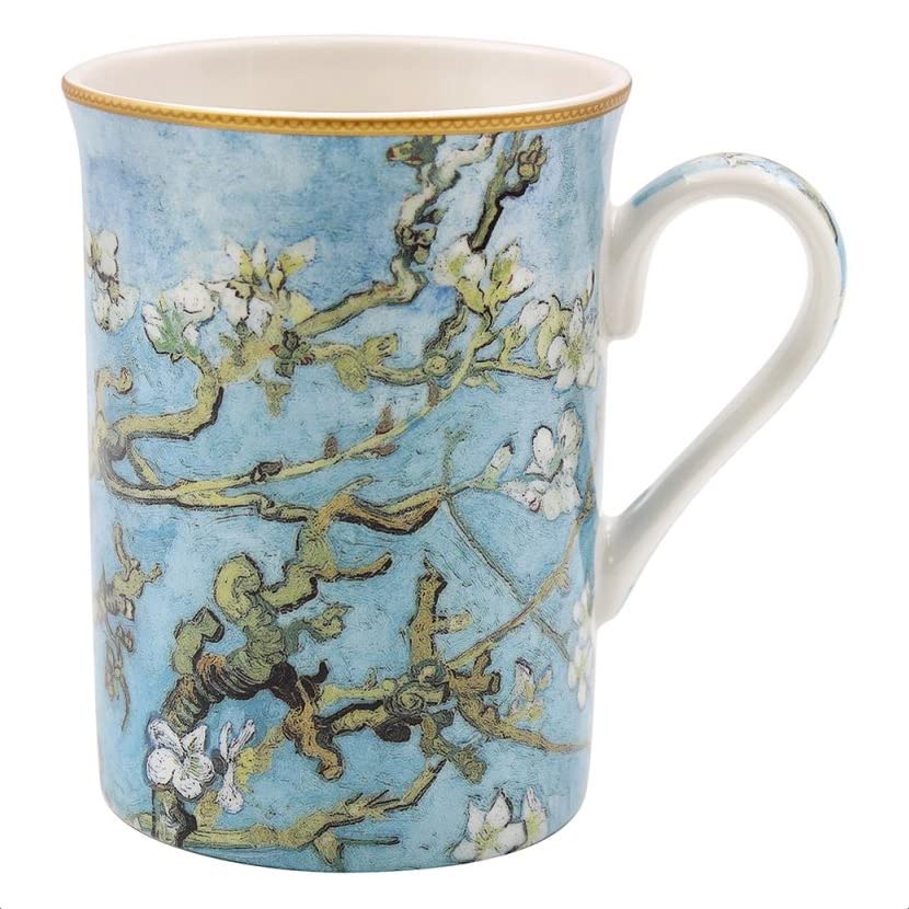 The Leonardo Collection LP95126 Ceramic Mug | Almond Blossom Design | 1 Pc