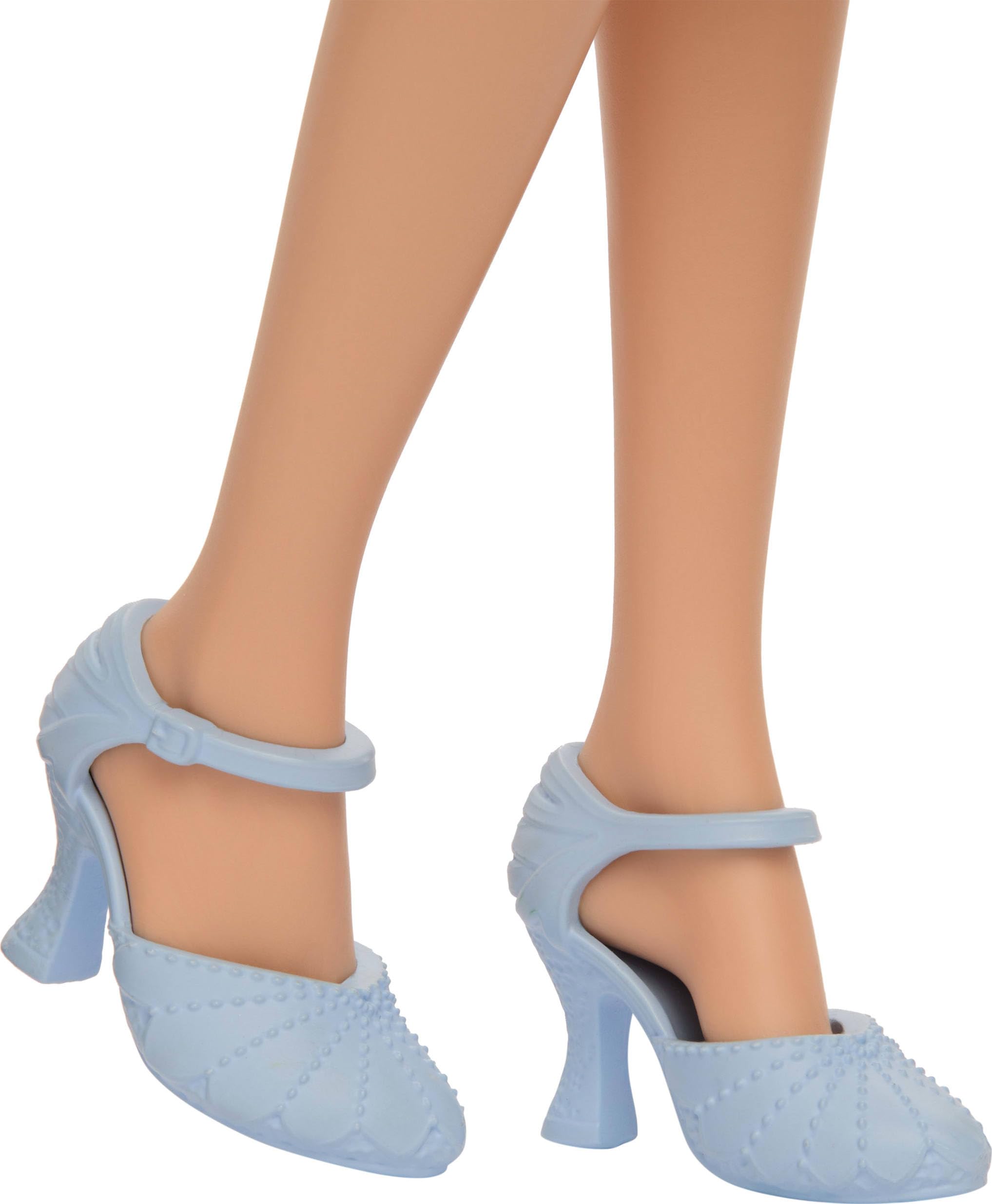 Mattel Universal Wicked Glinda Fashion Doll & Accessories with Styled Blonde Hair, Posability & Removable School Uniform Look