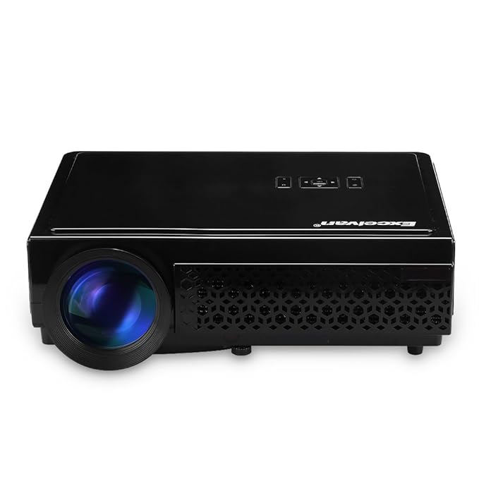 Excelvan Video Projector 1080P HD Portable Mini Home Entertainment LED Projector 3000 Lumens