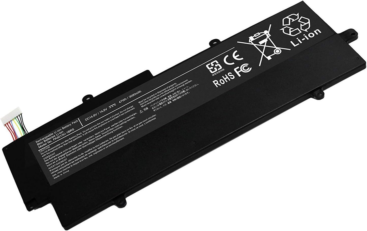 ASKC 14.8V 47Wh PA5013U-1BRS Laptop Battery for Toshiba Portege Z830 UltraBook Series Z830-10P Z830-K08S Z830-BT8300 Z830-S8301 Z830-S8302 Z835-P330 Z835 Z930 Z935 Series Pa5013u