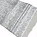 Sequin Table Runners Silver- 12 X 108 Inch Glitter Silver Table Runner-Silver Party Supplies Fabric Decorations for Holiday Wedding Birthday